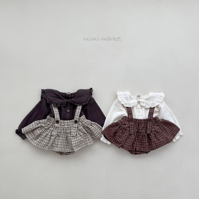 [mimimarket] check sus skirt