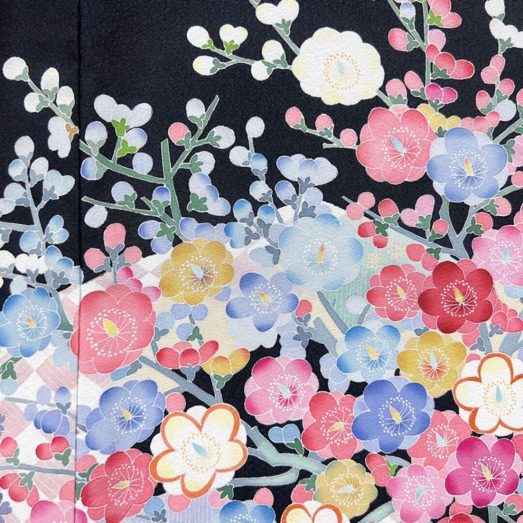 黒留袖 作家物 松 梅 楓 菊 花柄 家 船 華やか NK-1001 【公式