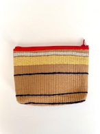 手織りポーチ(大)ベージュ