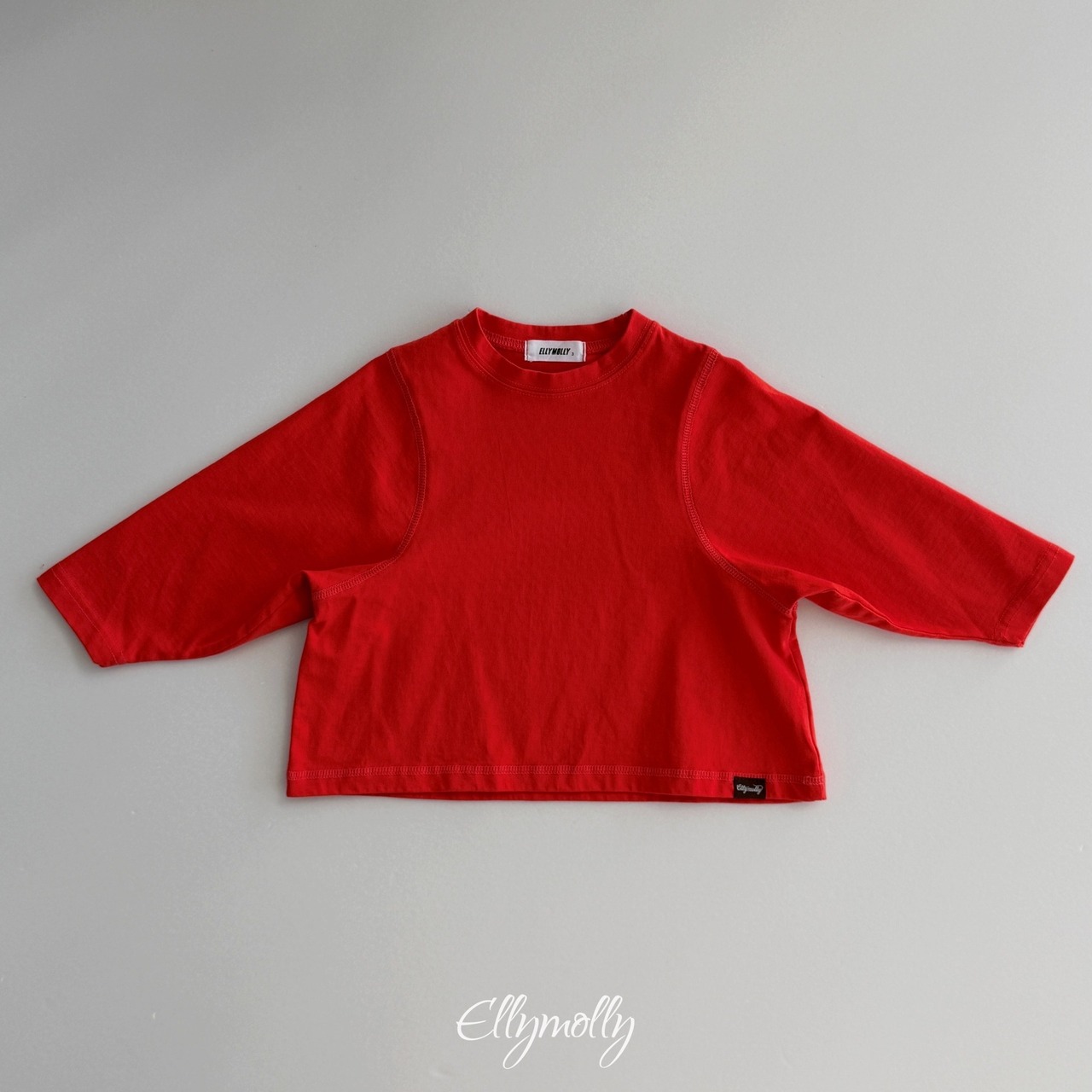エリーモリー / ELLY MOLLY / モンドピーチTシャツ / 韓国子供服 / キッズ / 26winter〖取寄〗*3~11号*