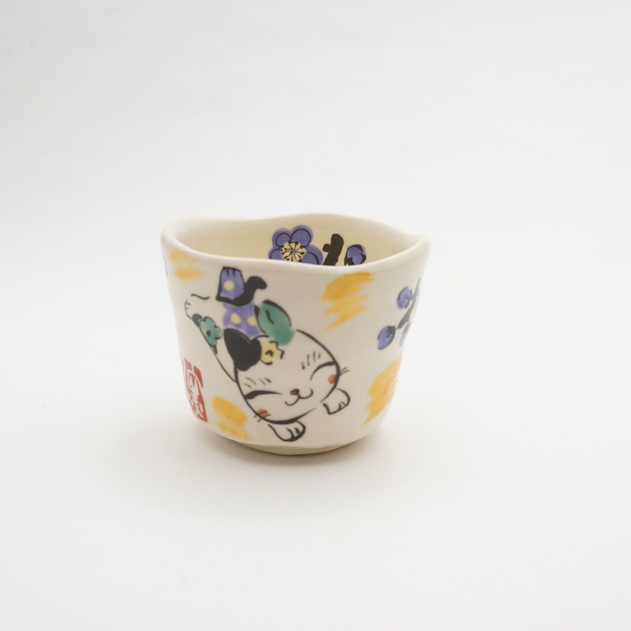 【夕立窯】来福梅いっぱい小茶器 15-A