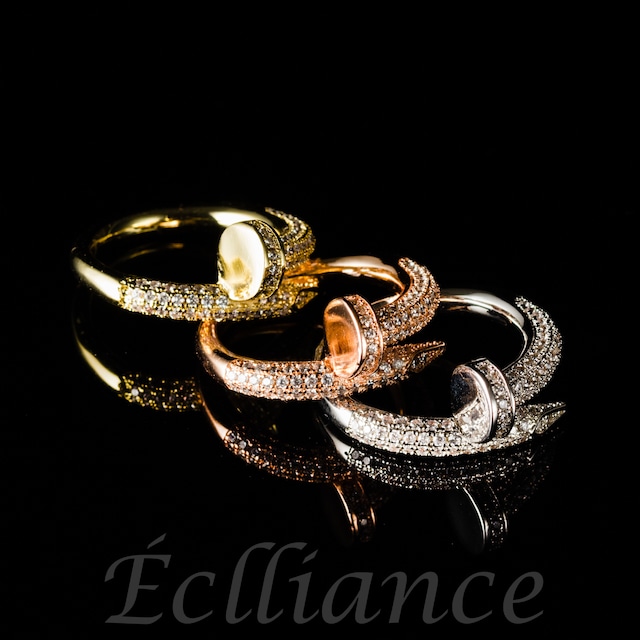 Woman's Diamond Nail Ring