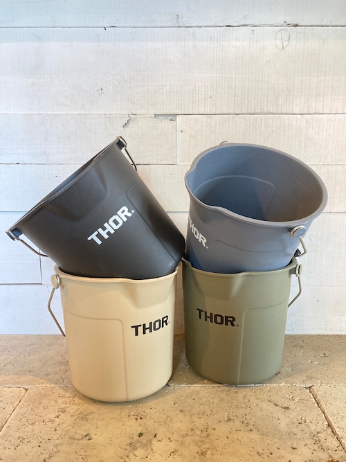 THOR ラウンドバケツ 10L 4色展開