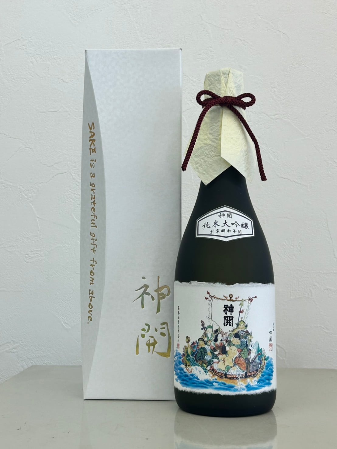【極美品】じんじんページ 藤本酒造株式会社「近江の地酒 神開 しんかい」