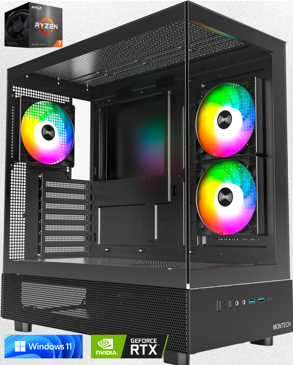 Ryzen7 5700x/RTX5060Ti/16GB/1TB/650W | WhiteFrontier（ホワイト