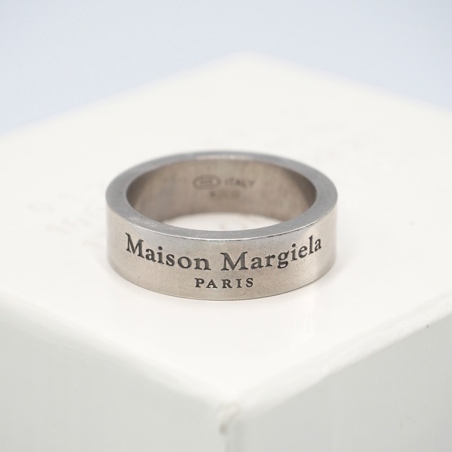 Maison Margiela 約15号 ロゴリング シルバー925 メゾンマルジェラ 付属品付き