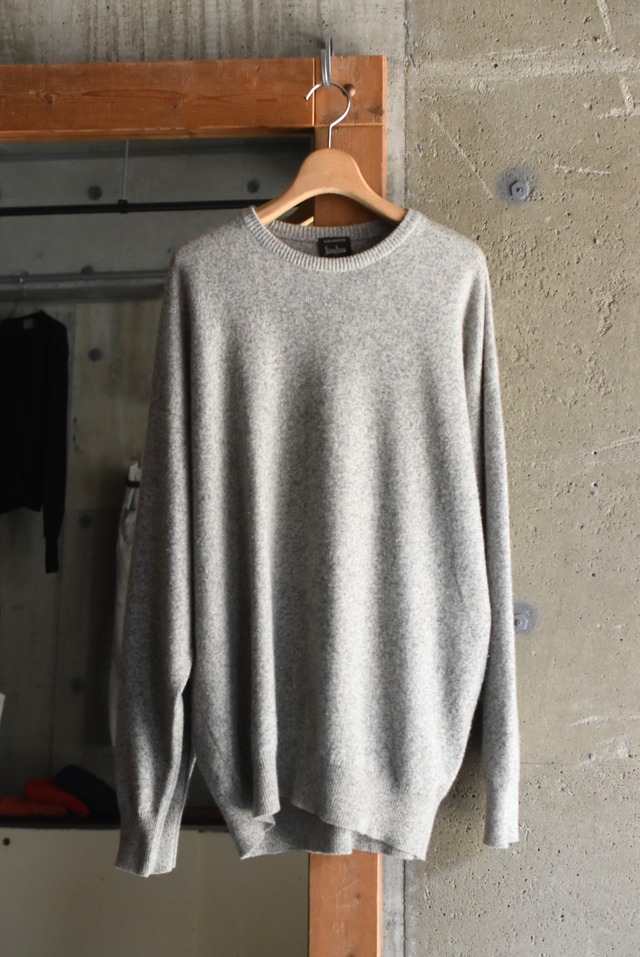 OK／90's "ALAN PAINE" heavey cashmere crew neck knit