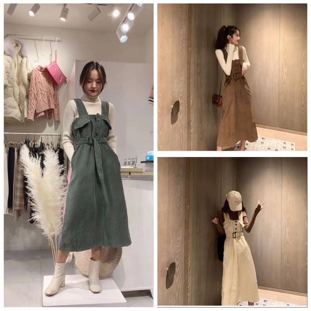 サロペットワンピース