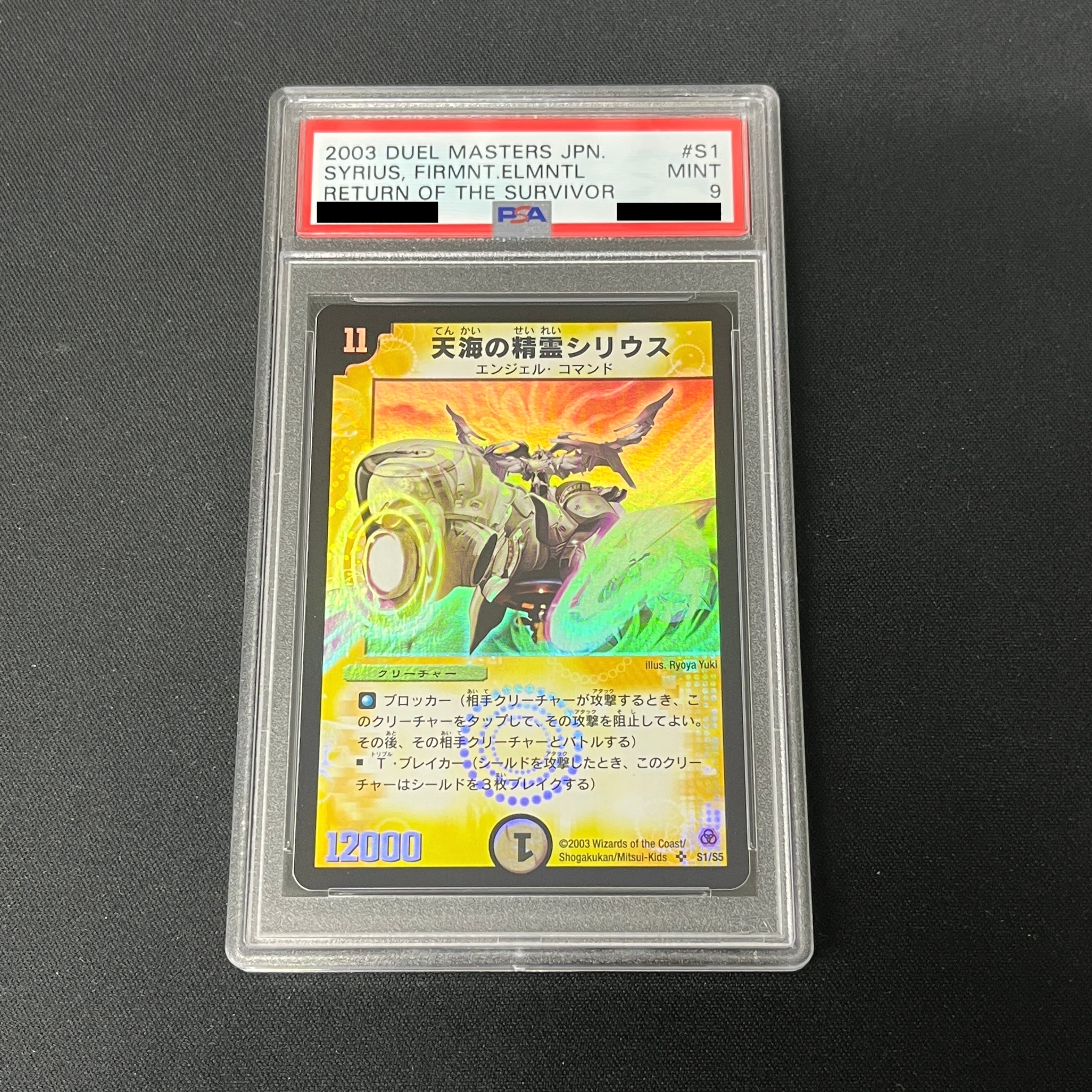 PSA8 天海の精霊シリウス 旧枠 デュエルマスターズ