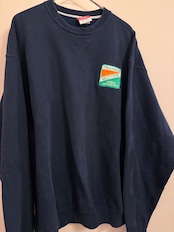 【Champion】メキシコ製 TRIANGLE MOTORS ワッペン 前Vスウェット XL
