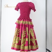 フラダンス 衣装 ツーピース セットアップ 上下セット パープル系 アロハスタンダード 日本製 ハワイアンプリント ALOHA STANDARDS アロハ 植物柄 フラ ダンス レッスン 練習 フリル袖 マゼンタ 華やか 鮮やか かわいい おしゃれ 上品 ピンク系 グリーン系 紫 ピンク 黄緑 フラデザイン ダンス衣装 トップス スカート かわいいデザイン おしゃれな色合い オシャレ ハワイアンスタイル 練習着 エレガント 可愛い