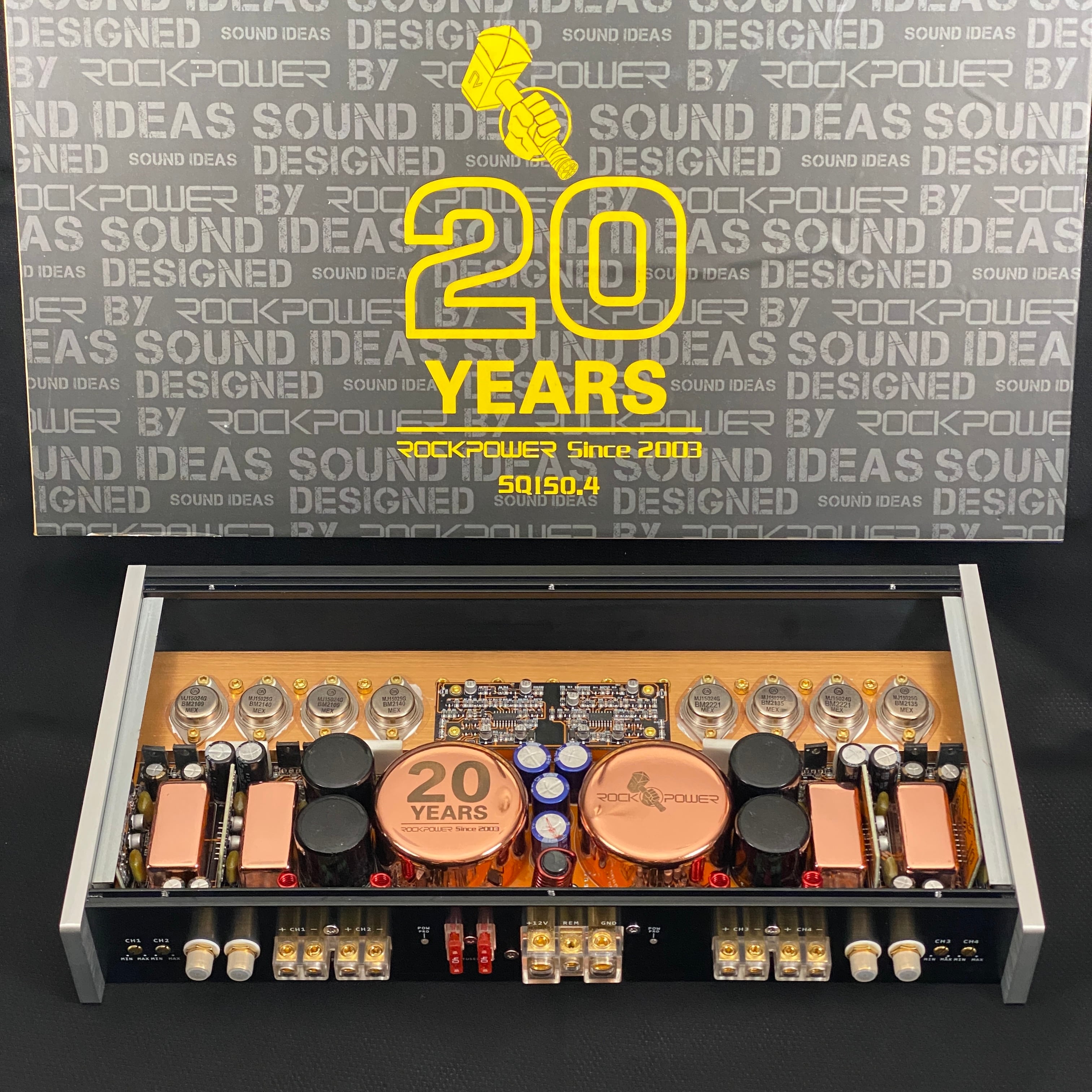 ROCKALPHA RA-604 4ch AB級パワーアンプ ROCKALPHA RA-604 4ch AB級パワーアンプ ROCKALPHA RA-604