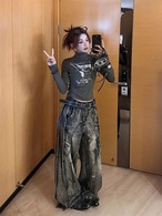 デコンストラクテッド・ストリートウェア・ユーティリティ・パンツ　NZ00003