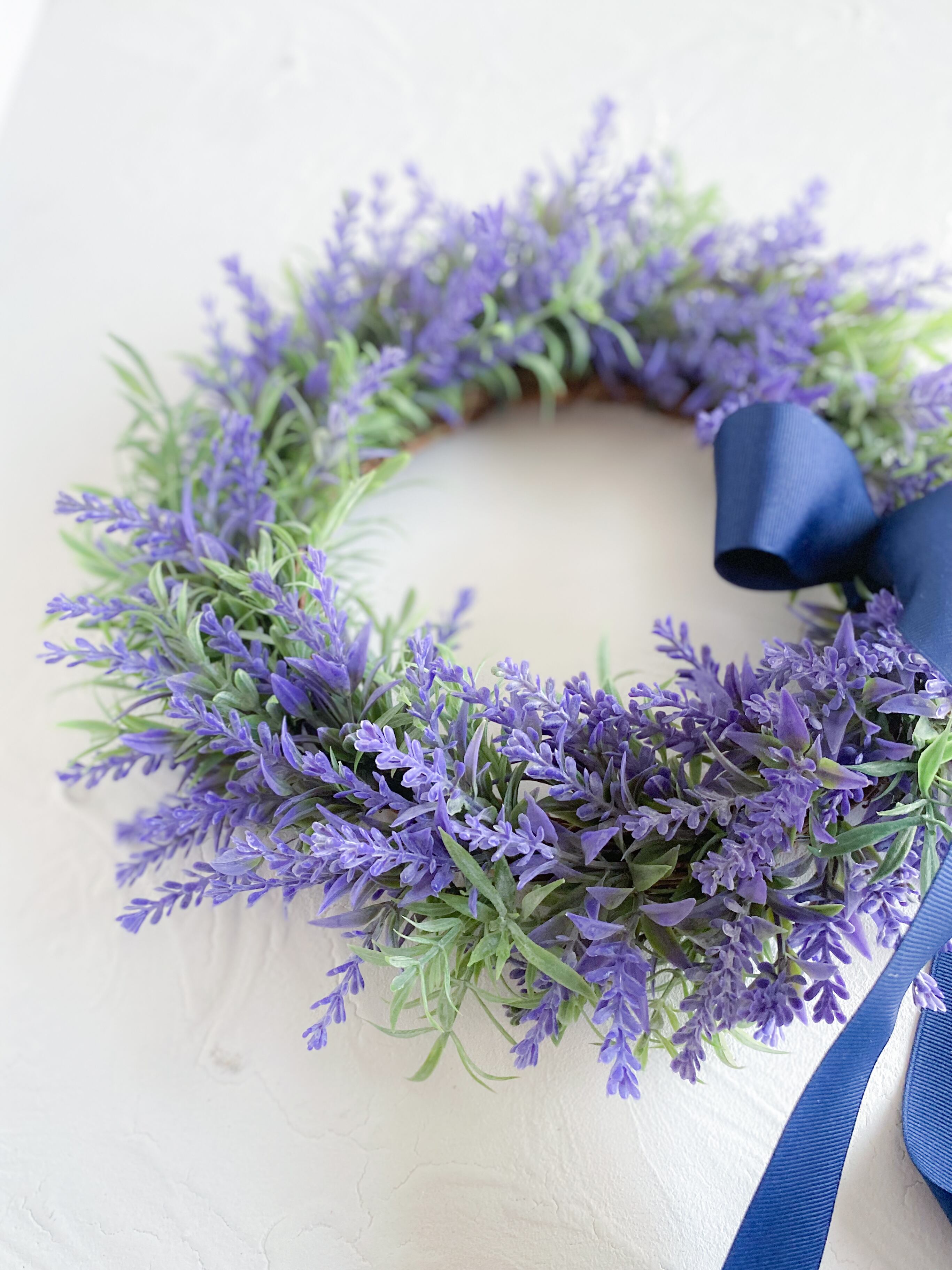 ラベンダーとローズマリーのリース 爽やか ナチュラル アーティ