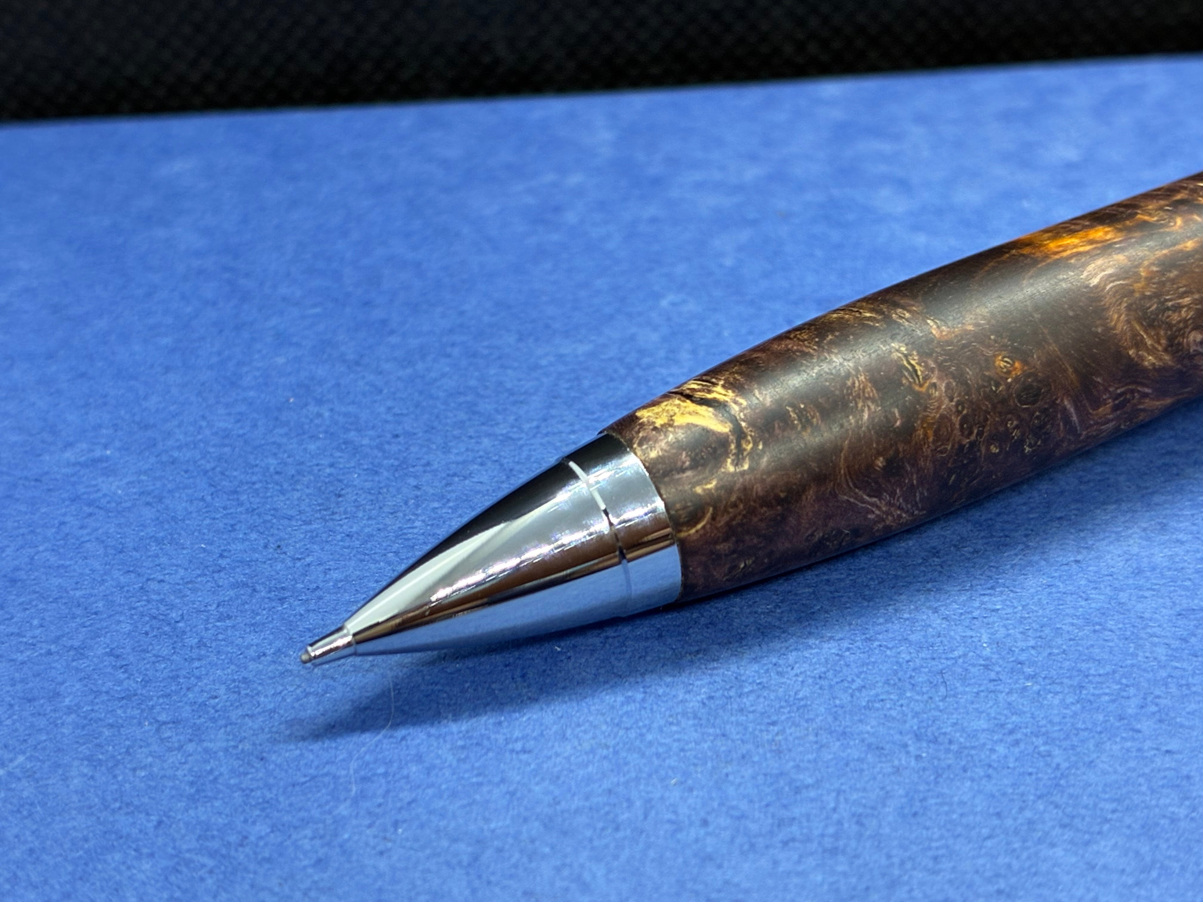 メープルスタビライズドウッド 加藤金属 シャーペン0.5mm | 工房 聖