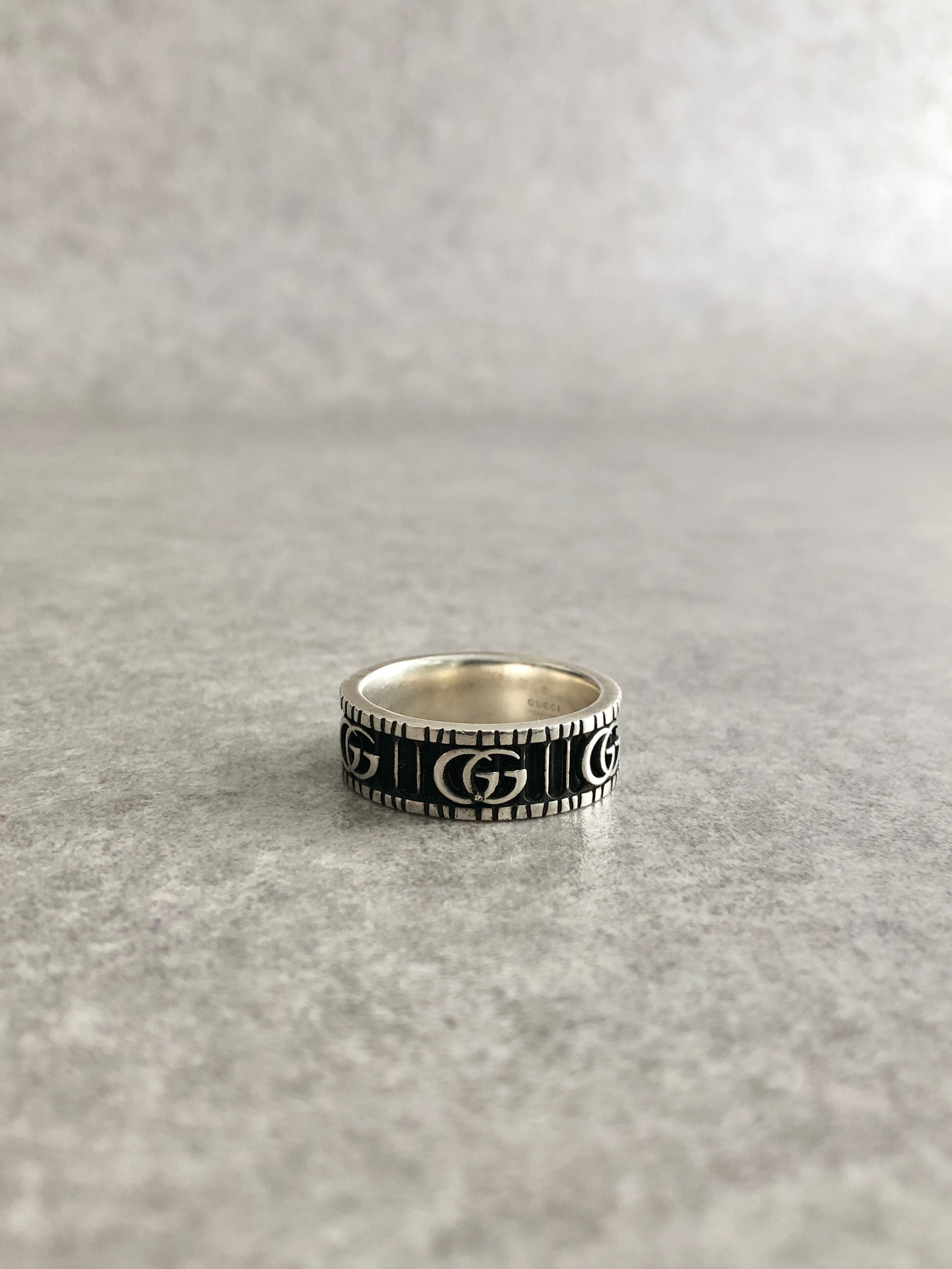 GUCCI グッチ 指輪 リング シルバー マーモント 925 ダブルG vintage