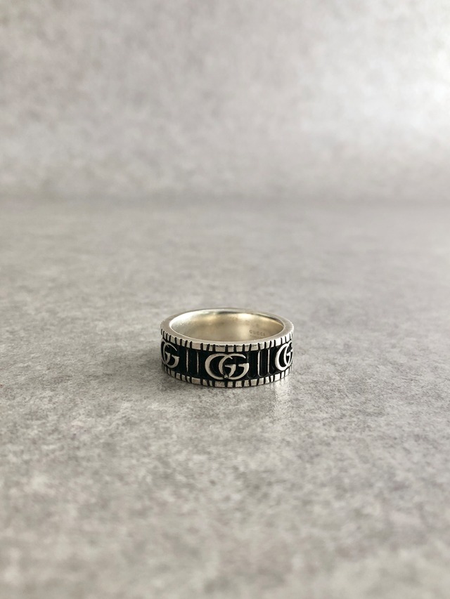 GUCCI グッチ 指輪 リング シルバー マーモント 925 ダブルG vintage ヴィンテージ オールド a7z2xk