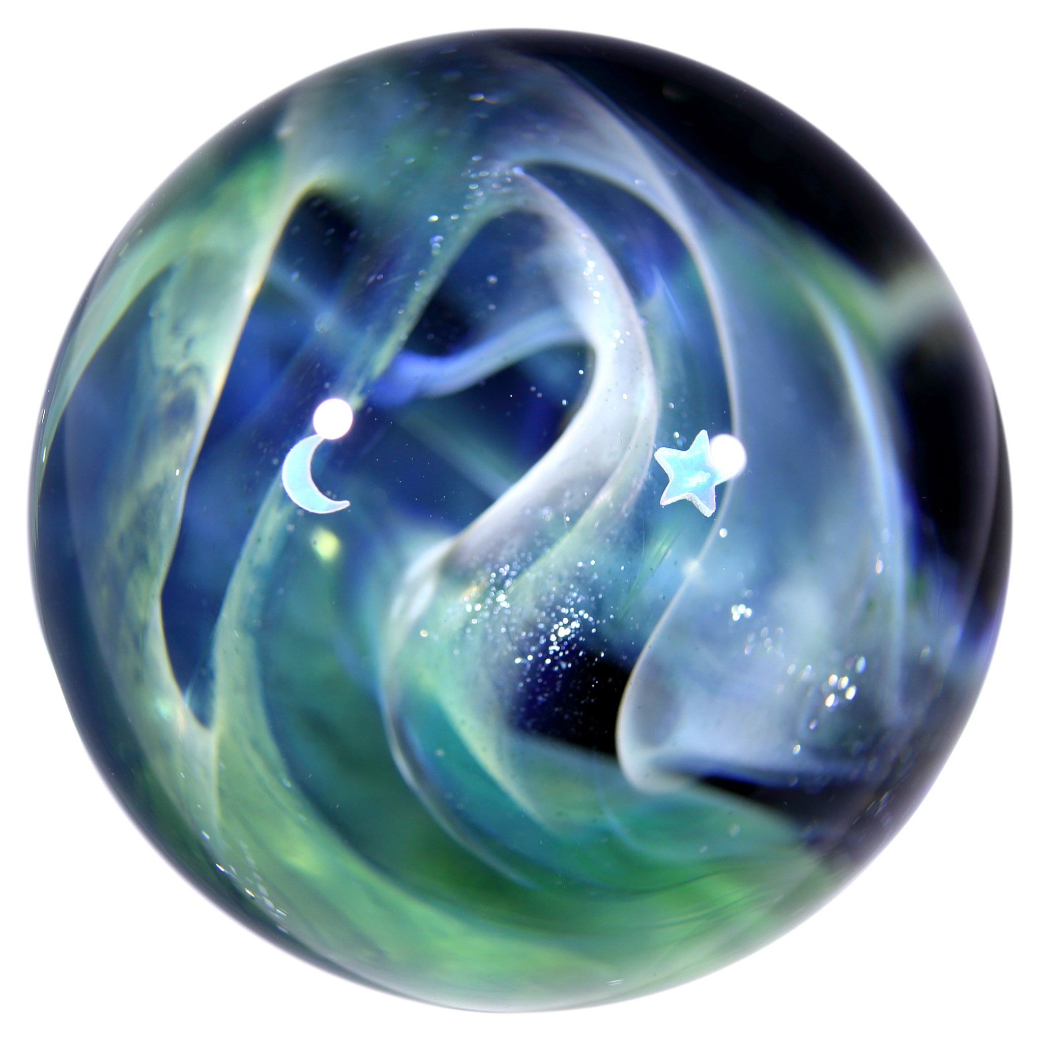 49mm Galaxy Glass Marble 宇宙ガラスマーブル - オブジェ no.M260