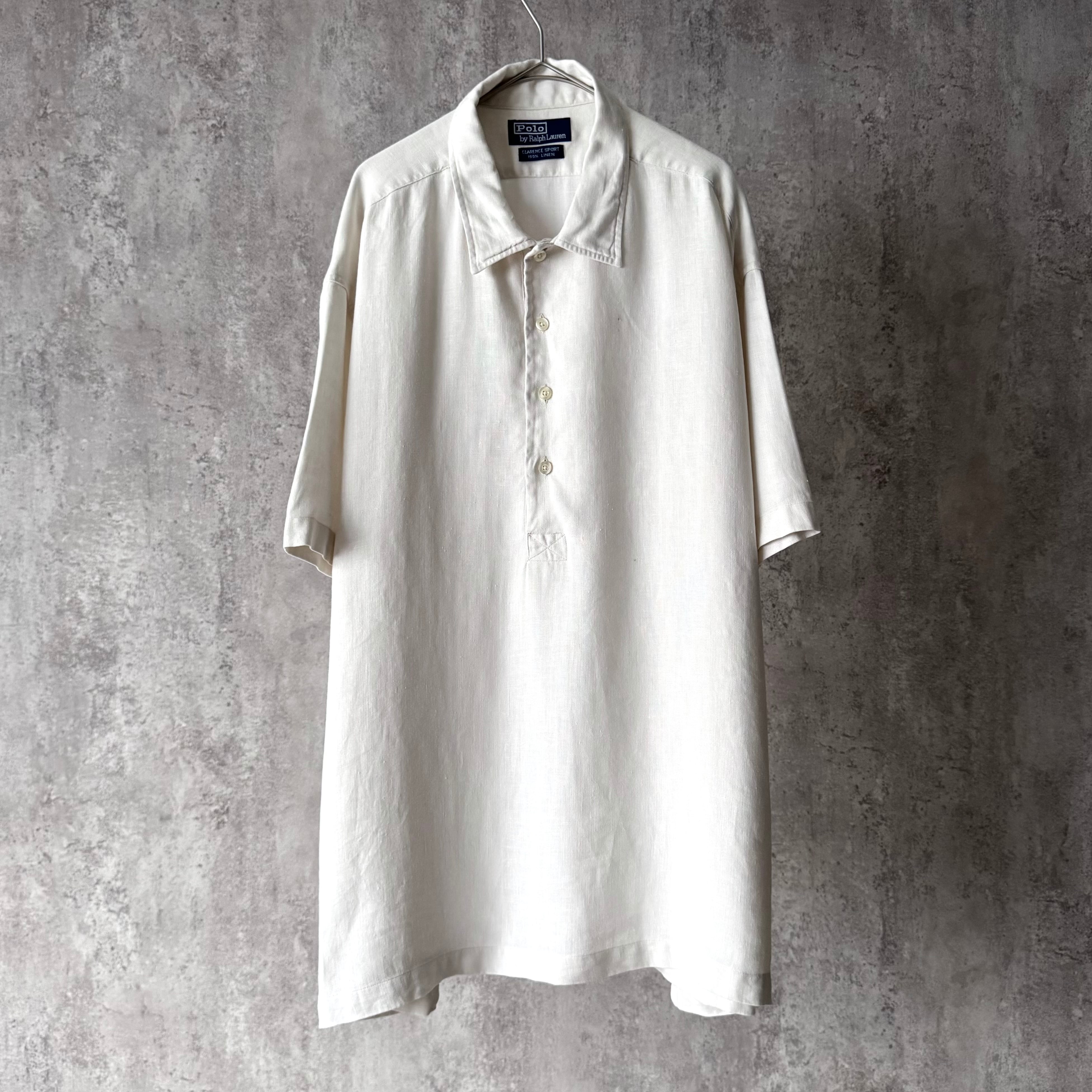 90s Ralph Lauren Clarence Sport linen shirt pullover | Muri vintage