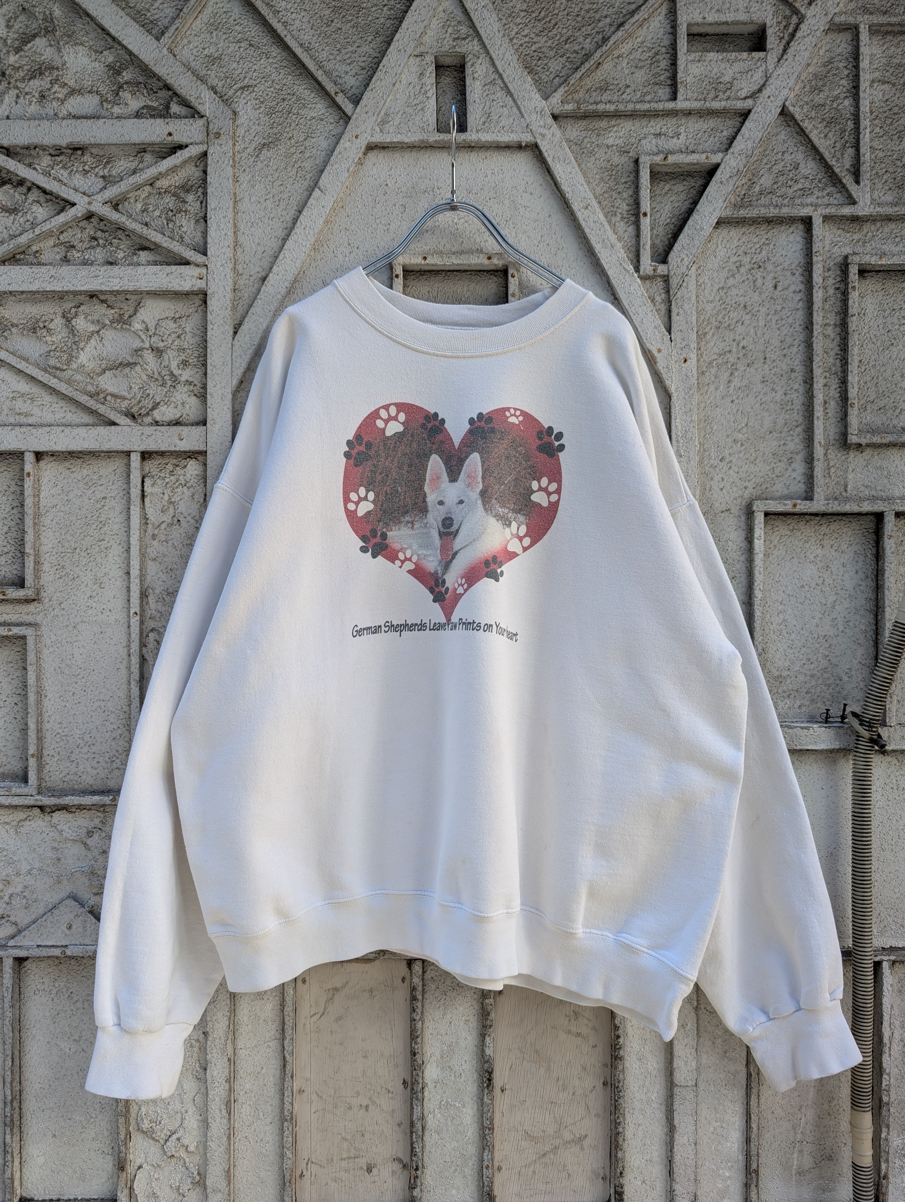 "GERMAN SHEPHERD" print sweat