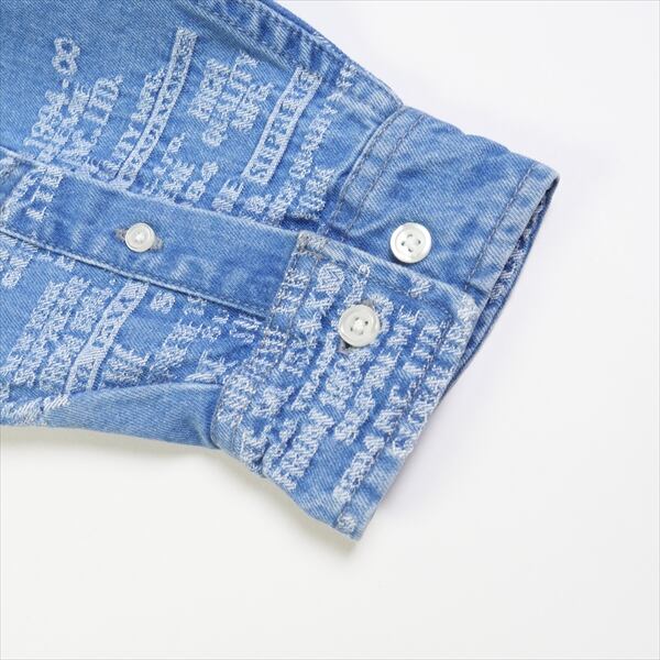 Supreme -Multi Type Jacquard Denim Shirt