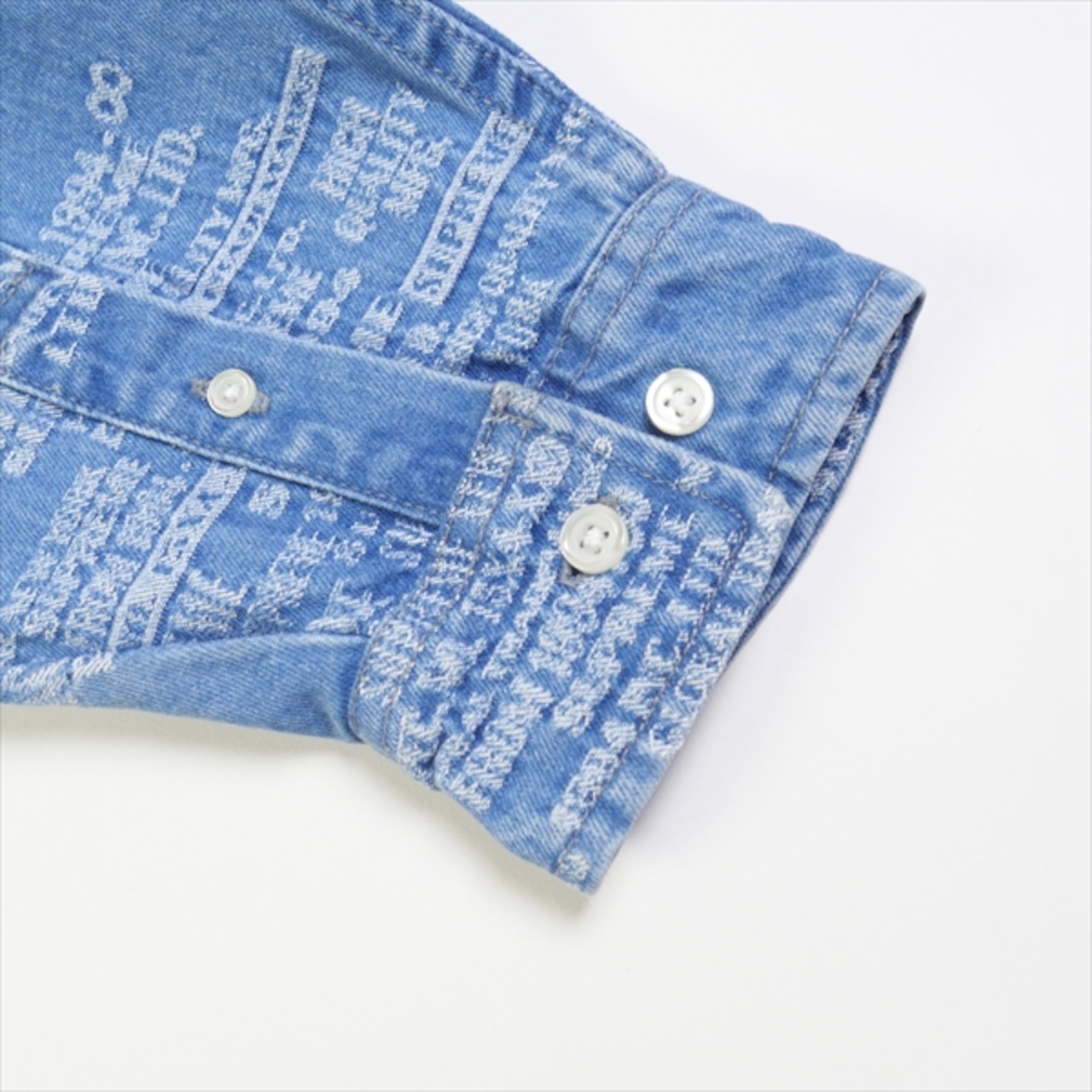 Size【L】 SUPREME シュプリーム 23SS Trademark Jacquard Denim Shirt 