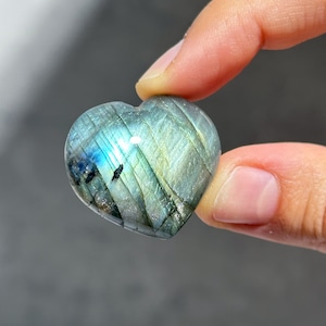 ラブラドライト ハート43◇ Labradorite ◇天然石・鉱物・パワーストーン