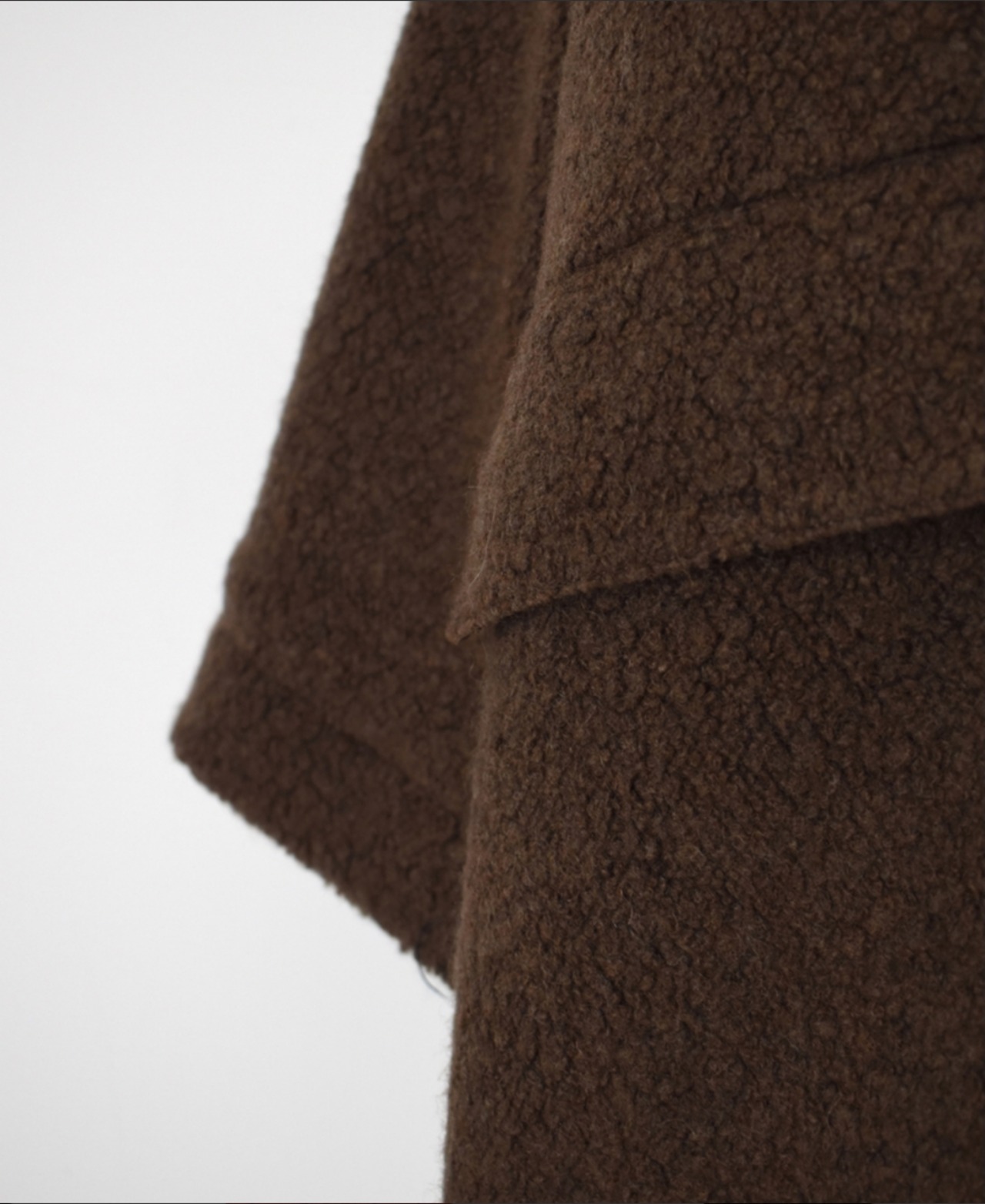 11月中旬入荷予定:maison de soil(メゾンドソイル)JNMDS2451RECYCLE BOA WOOL DOUBLE OVER COAT