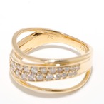 ダイヤモンド デザインリング K18 / 0.500ct