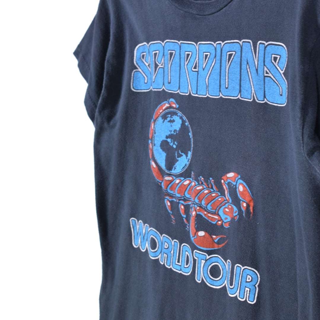 70s スコーピオンズ WORLD TOUR ヴィンテージTシャツ バンドシャツ