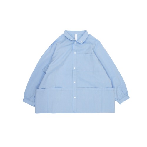 MOUN TEN.(マウンテン)/ code border pocket pocket shirt / saxe / 110,125,140