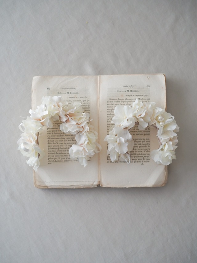 〈 即納 〉Drops Flora Crown - spring event ver. white ribbon