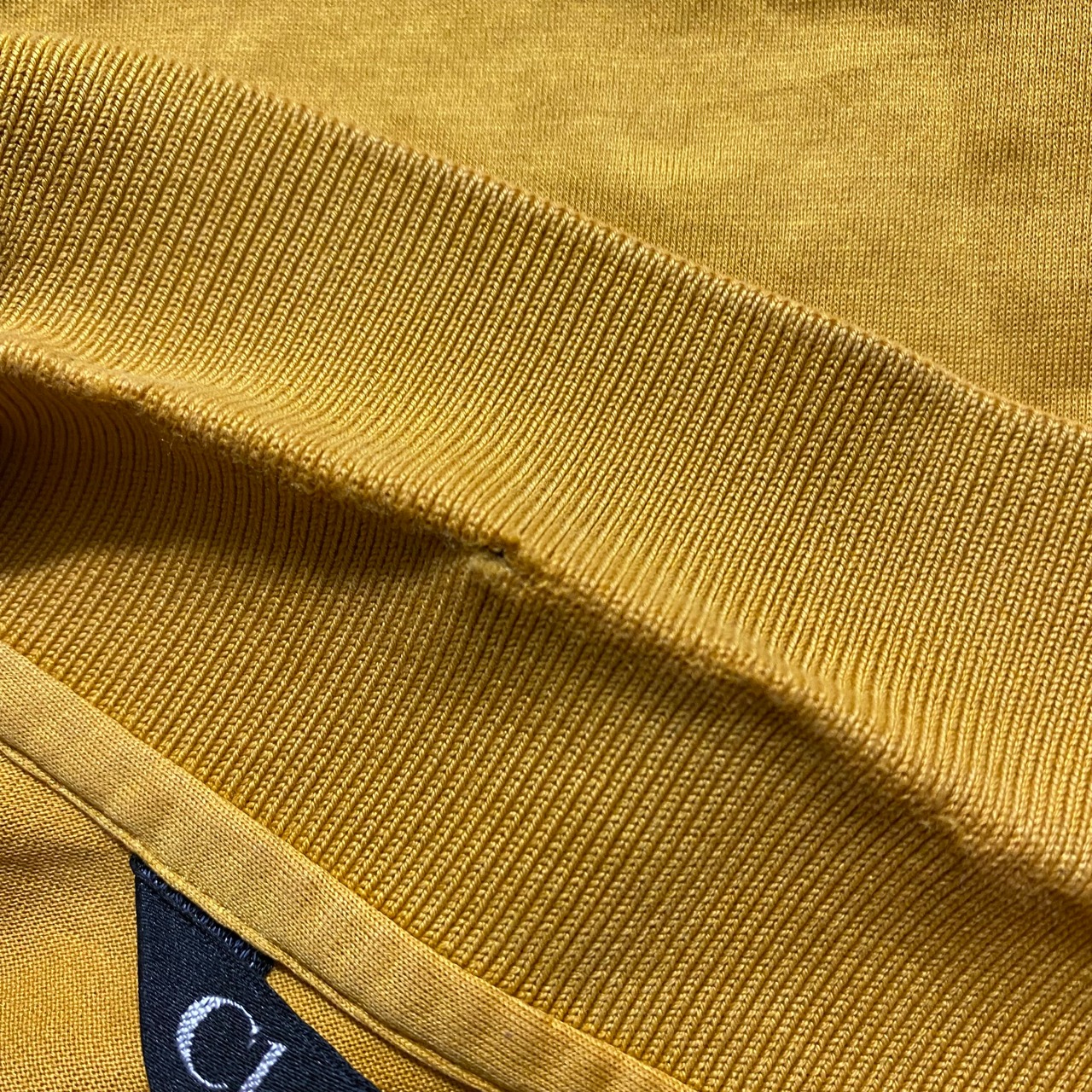 old CHRISTIAN DIOR mustard color pullover shirt