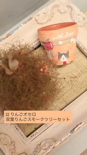 ⑫りんご オセロ × 双葉りんごスモークツリー