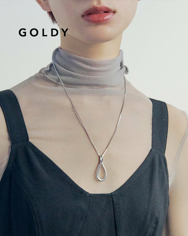 GOLDY/ゴールディ/ナロー & ライン ドロップ ネックレス/アクセサリー/3240307【追跡可能メール便180円】