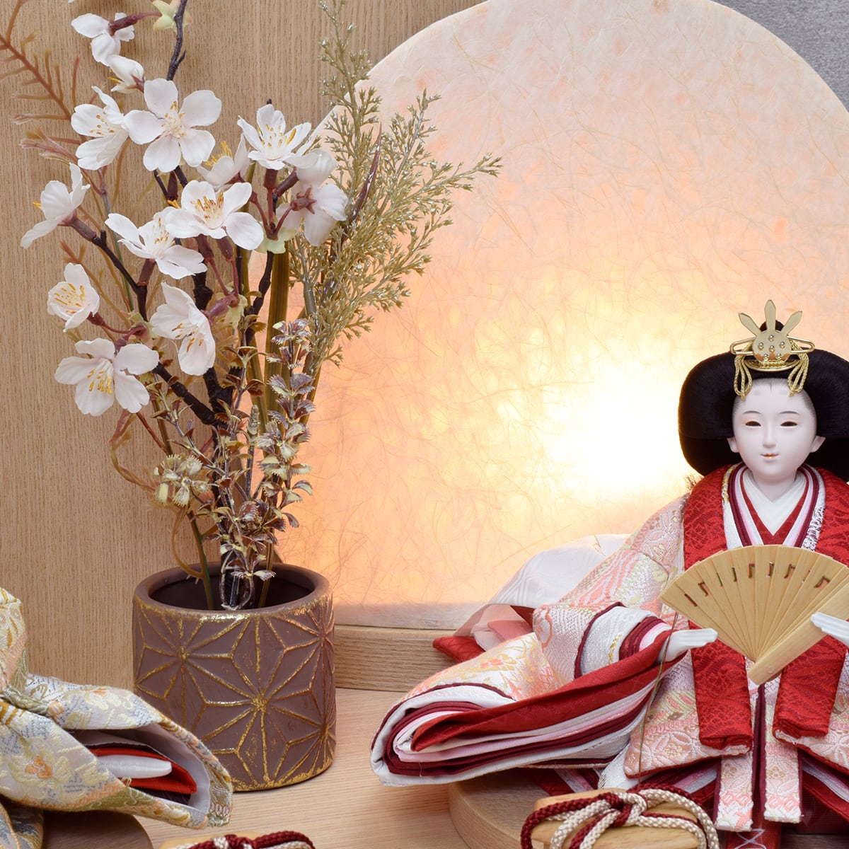 雛人形 親王飾り【結月・和香】WAKA｜モダン｜おしゃれ｜かわいい