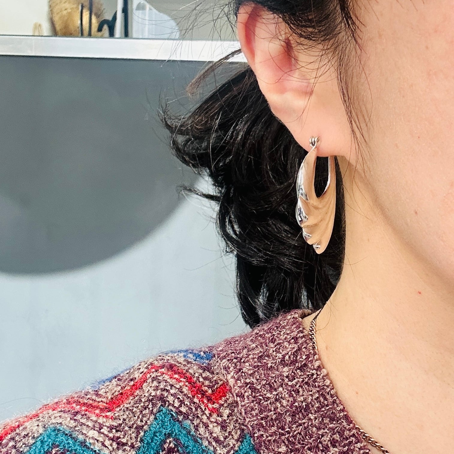 Old Stock 90s シルバー925 シェルピアス | Milo Antiques & Vintage