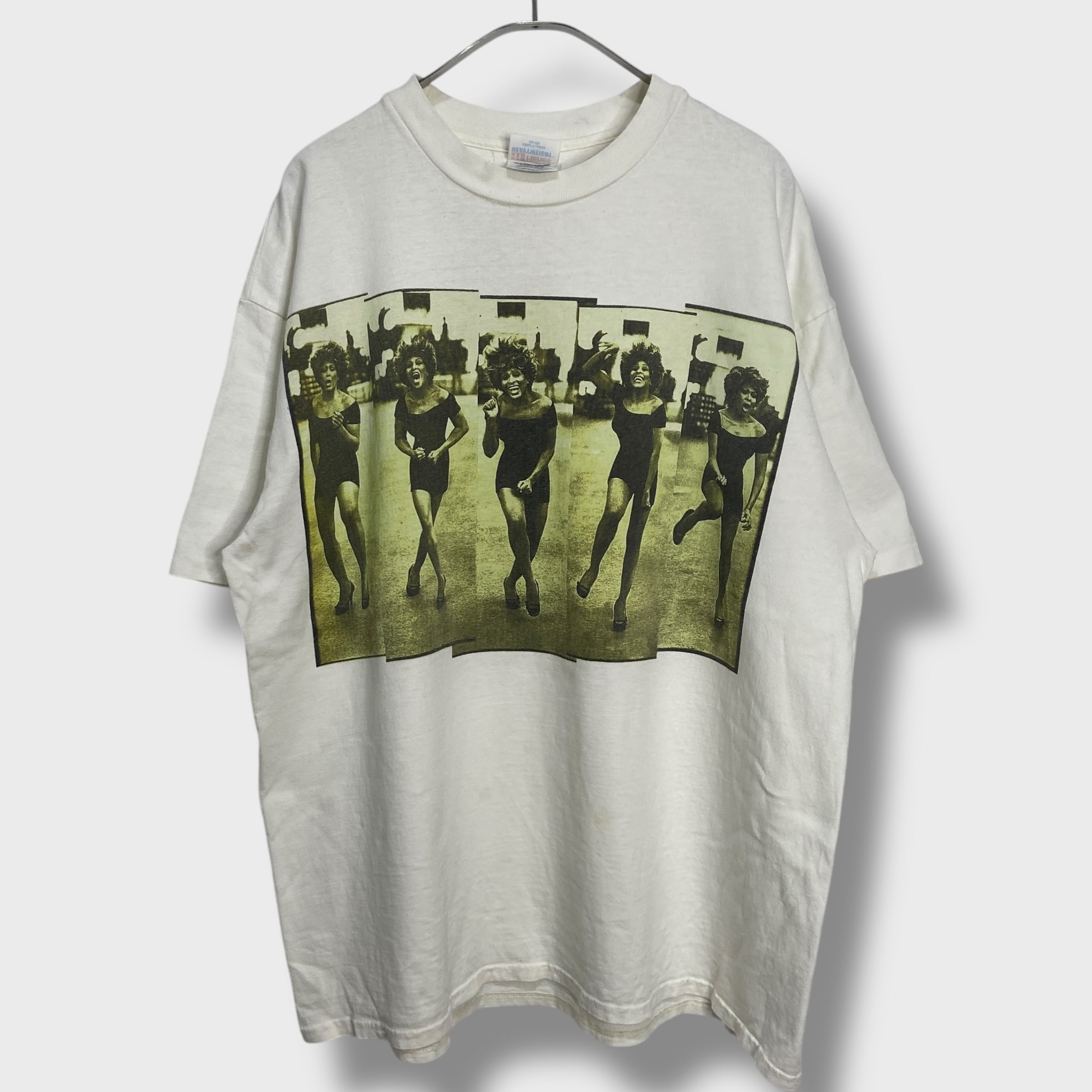 90s TINA TURNER ツアーTシャツ 白 XL バンT ティナターナー | 古着屋 Uan