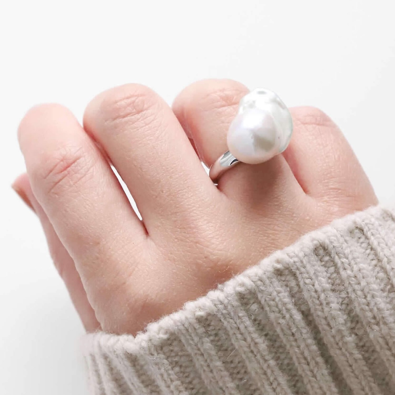 baroque pearl ring【Sクラス】