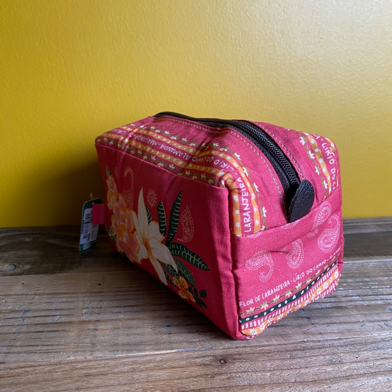 【MALAGUETA マラゲッタ】クッションBOX ポーチ ピンク