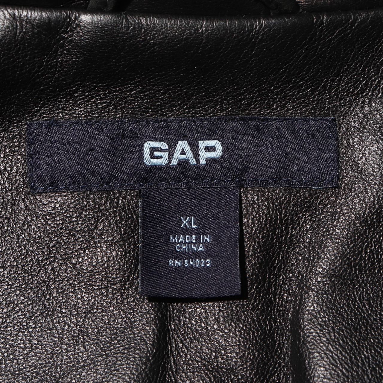 優良皮革 Mint XL 02年 OLD GAP カウレザージャケット 黒 ブラック オールドギャップ