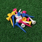 Tabata(タバタ) ゴルフ プラスリム ショートティー 40mm プラスチックティー スリムティー ショート 18本入 GV1418 S ホワイト、ブルー、イエロー、ピンク