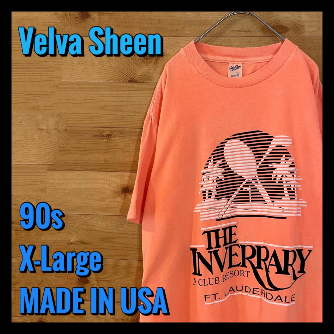 【Velva Sheen】90s  USA製 Tシャツ オーバーサイズ us古着