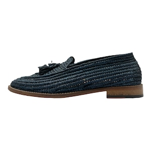 Contre Allée(コントレアリー) Tassel Loafers"BACHKO"/NAVY