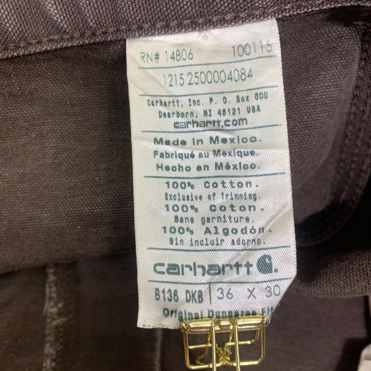Carhartt ワークパンツ W36 カーハート ダブルニー ビッグサイズ 