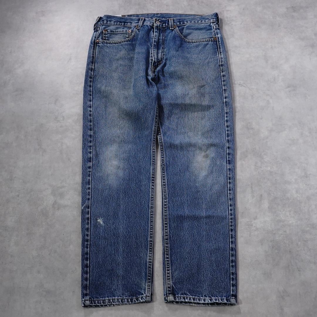リーバイス505 Levis W34 ブルーデニム 青 古着 ボトム 17307
