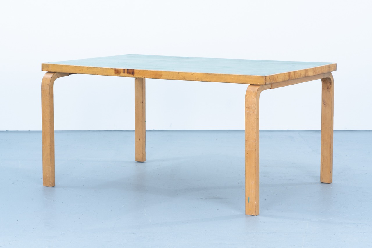 Alvar Aalto | Coffee table linoleum green