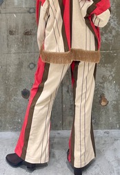【STEVIE 】PILE STRIPE LONG PANTS
