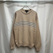 croft & barrow　コットン　ボーダー　ニット　プルオーバー　XL