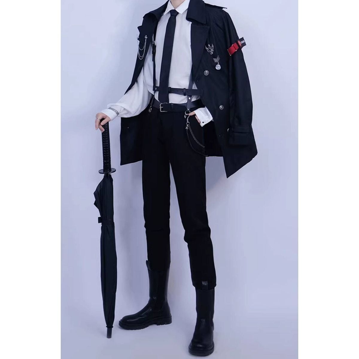 値下げOG-107Overcoatミニタリーコートダブルブレストコスプレ軍服 ゴシック軍服モチーフダブルブレストコート | Maiden's Rêve